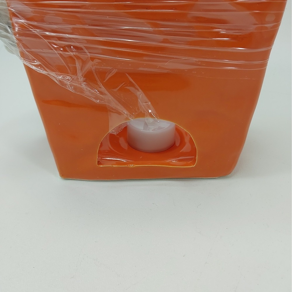 Mud Pie Ceramic Luminary Jack-O-Lantern Halloween Bag Skull Decor - Picture 5 of 10